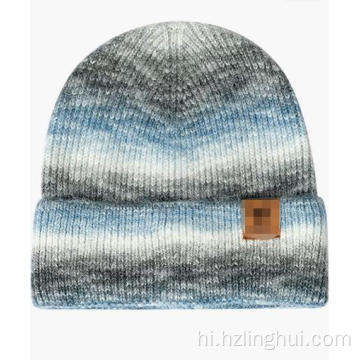 सर्दियों बुना हुआ टोपी गर्म बुनना खोपड़ी टोपी beanie